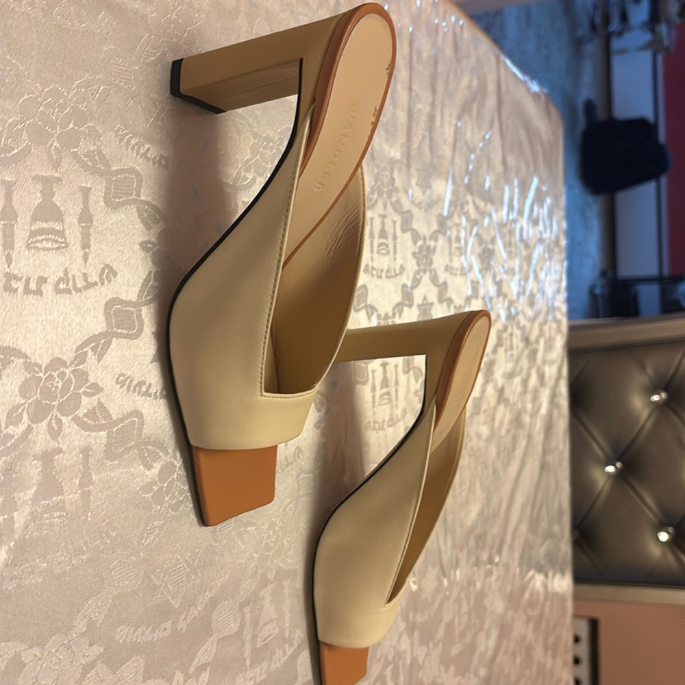 Sandal lamb skin Leather